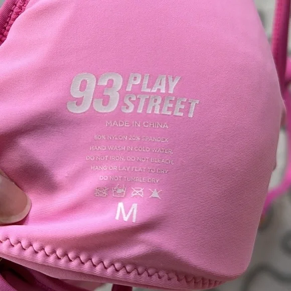 93 Play Street Sophie Butterfly Bikini Top in Poppy - Picture 5 of 5